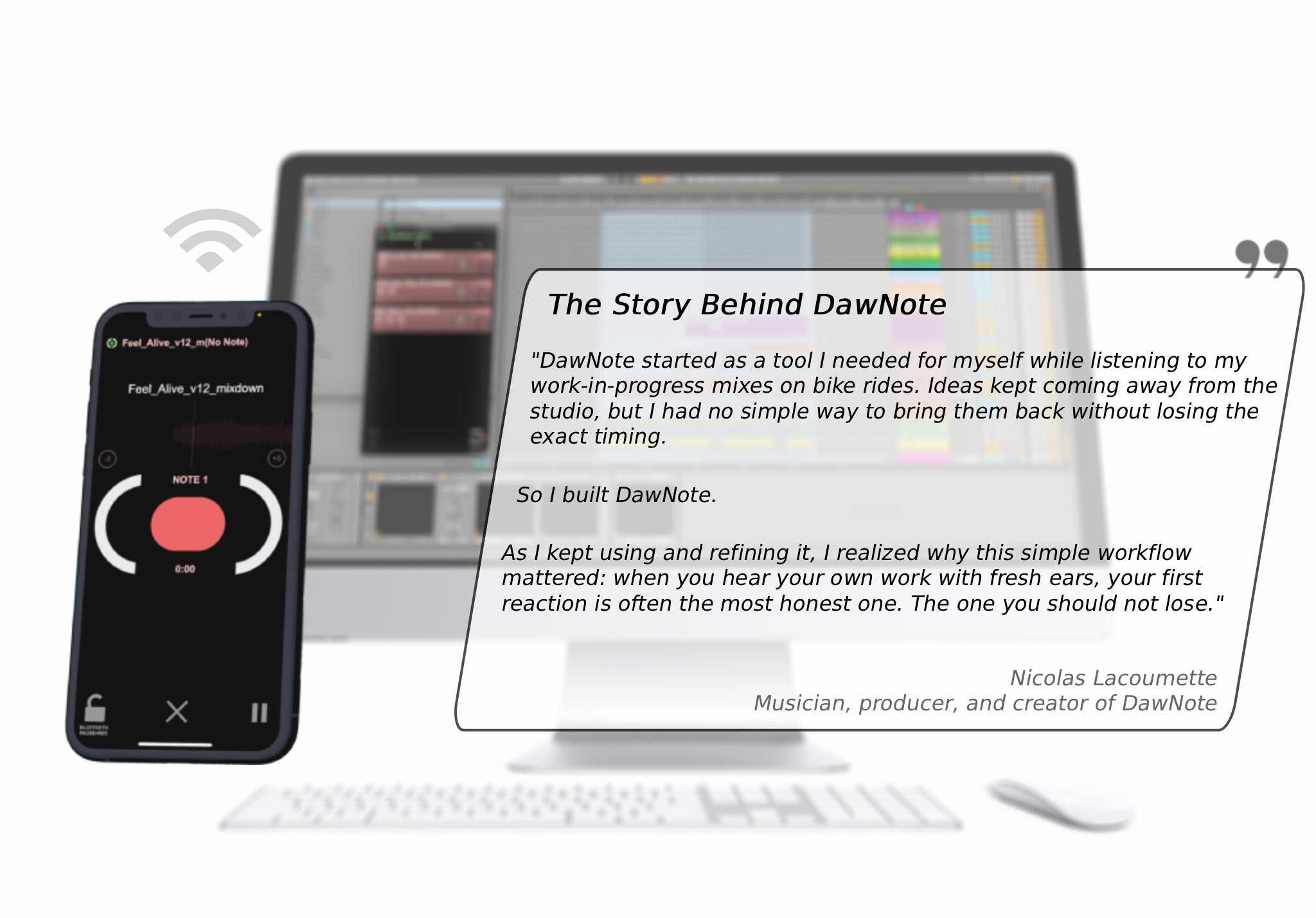 DawNote – Voice Notes for Music Producers
